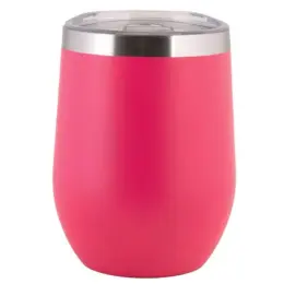 300ml Double Wall Pink Front